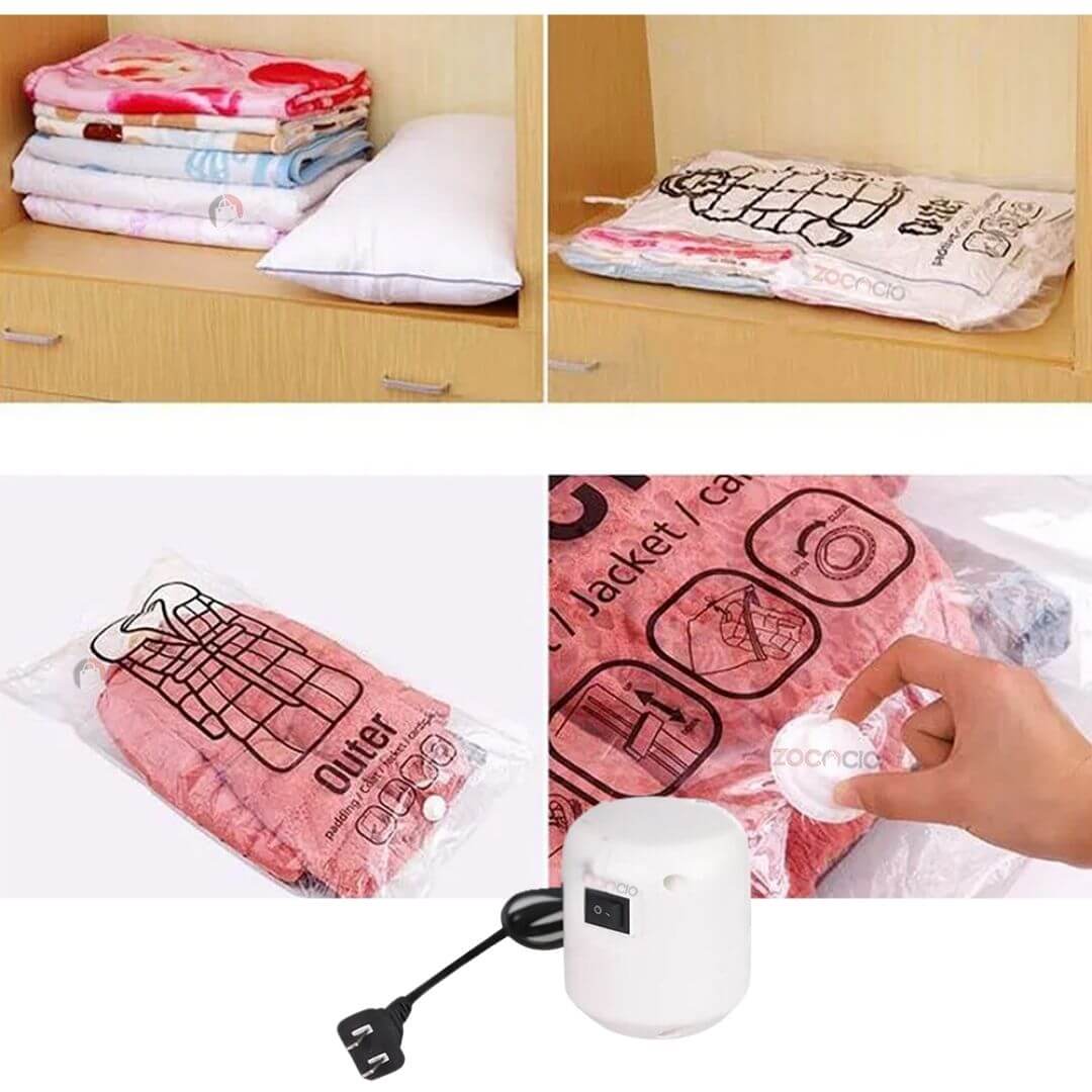 Equipo de succión + Bolsa Al Vacío (LLEVA 1 GRATIS)