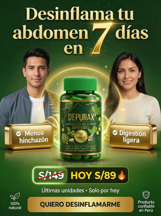 Depurax - Desinflama tu abdomen en 7 dias