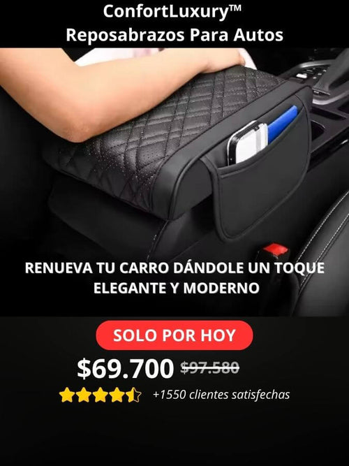 ConfortLuxury™ Reposabrazos Para Autos
