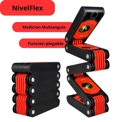 NivelFlex ® 2 en 1 Nivel de Mano Plegable