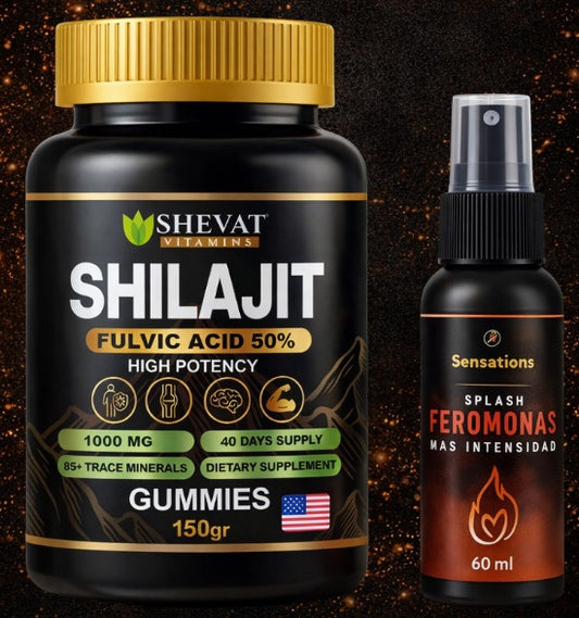COMBO SHILAJIT 150 GR + SPLASH DE FEROMONAS 60 ML