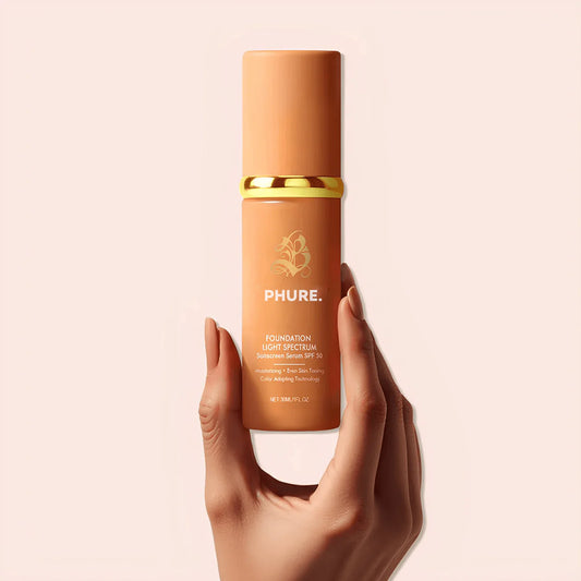 PHURE® Base De Maquillaje 4 en 1 - Corrector Hidratante De Cobertura